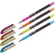 Ручка шариковая Cello «Maxriter XS tinted black» синяя, 0,7мм, ассорти, грип,