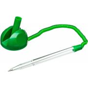 Ручка шариковая на липучке 8863 зелен. корп. син.