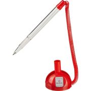 Ручка шариковая на липучке 8863 красн. корп. син.