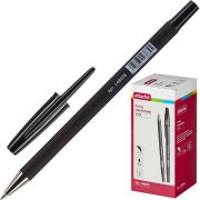 Ручка шар. Attache Style 0, 5мм прорезин.корп.черн ст.