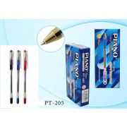 Ручка шар. Piano Gold PT-205 красн. с рез. 12\144\1728