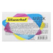 Бейдж гориз. 95х56 мм зажим метал. полипроп. Silwerhof 380001-00