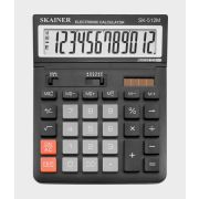 Калькулятор SK-512M боль. (пл., 12 разрд., 2 пит., 2пам., чер. 146 x 197 x 27/53 мм)