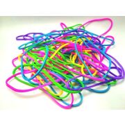 Резинки банковские для денег цветные НЕОН 100гр 70мм каучук /1/