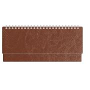 Планинг недат 120 стр, 13*30,3 гладкая кожа, ассорти