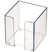 Подставка для бум. блок 9х9х9 пластик., прозрачн. ПЛ41