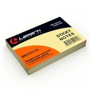 Блок с клейким слоем 51*76 LAMARK, 100л. желт. паст.