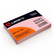 Блок с клейким слоем 51*76 LAMARK, 100л. розов. паст.