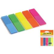 Клейкие закладки пласт. 5цв.по 25л. 45ммх12 JIST