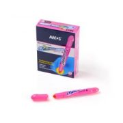 Сухой текстовыделитель «Amos» розовый