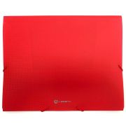 Папка на резинке A4  LAMARK 0.60 мм жесткая красн