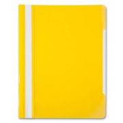 Папка скоросш.пл.тон.желт. Бюрократ PS20YEL А4 0,12/0.16/20