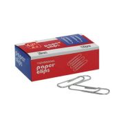 Скрепки канц. 28 мм никель, DL28,картон. уп.90289, 100 штук