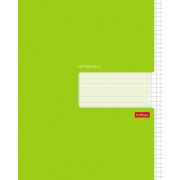 Тетрадь 96л А5ф клетка 65г/кв.м на скобе-ТЕТРАДЬ- Зеленая