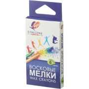 Мелки восковые 06цв круглые Классика 12С 860-08