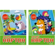 КАРТОН цвет. А5  10л. 10цв. Хобби тайм 2вида 11-510-293