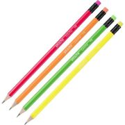 Карандаш чернографитный Attache Colorful! HB заточ., с ласт.