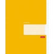 Тетрадь 48л А5ф клетка 65г/кв.м на скобе -ТЕТРАДЬ- Желтая