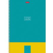 Тетрадь 96л А4ф клетка на гребне тиснение 4 диз. -В ярком цвете