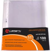 Файл-вкл. A4+ глянц 0,030 мм 100 шт./упак LAMARK0165