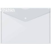 Конверт на кнопке DOLCE COSTO А4 Эконом прозрачный