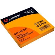 Бум/зам. 76x76, неон оранжевая с клеевым краем SN1116-OR