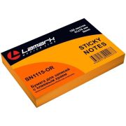 Блок с клейким слоем 51x76, неон оранжевая LAMARK1115-OR