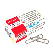 Скрепки 50 мм оцинкованные, гофрированные, картон. упак. (50 шт./упак) deVENTE