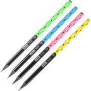 Карандаш чернографитный Attache Romb HB б/ласт трехгр черн. дерево, в асс