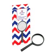 Лупа канцелярская, диам. 75 мм, 5  кратное увеличение,  Attomex