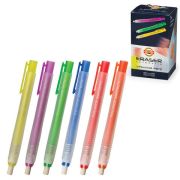 Резинка стирательная (Ластик) KOH-I-NOOR 120мм выдвиж. пласт. футляр. дисплей. ассорти