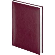 Ежедневник недат. Birmingham A5 бордовый, 352 стр., с прош. по пер., без перф угла,